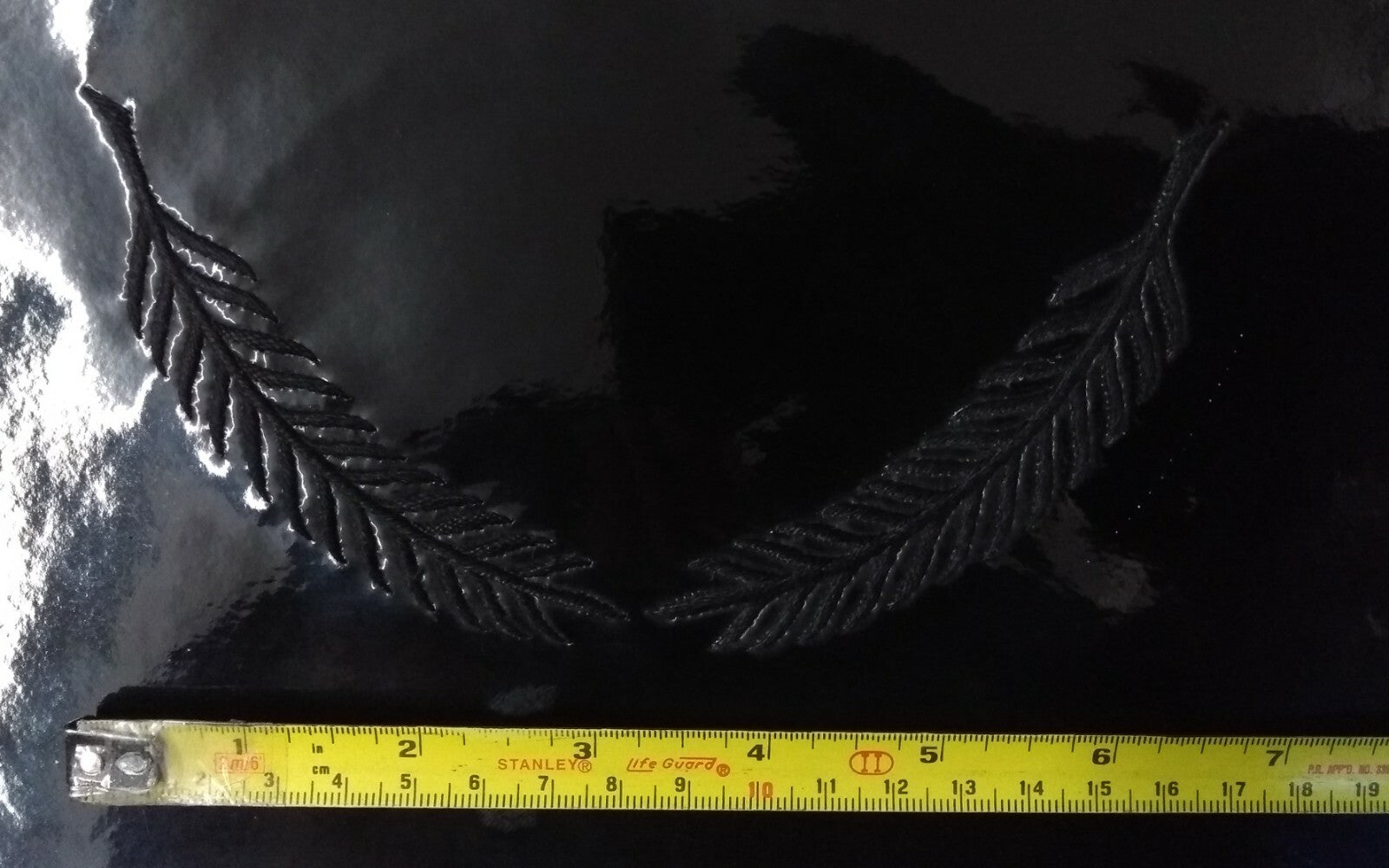 Genuine British Made Senior Officers Subdued Laurel Braid Uncut Cap Peak