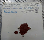 Genuine Vintage British Army Inspectorate of Stores & Clothing Sample Card 1962
