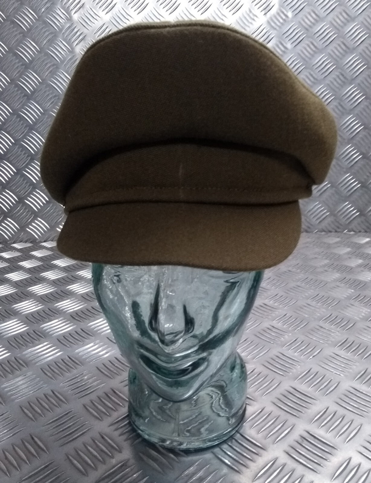 No2 Dress Hat Vintage Khaki Green No Badge Woman's Version Size 62cm