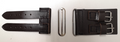 Dark Brown Leather Replacement Strap Slider Adjuster Spare Parts for Stable Belt