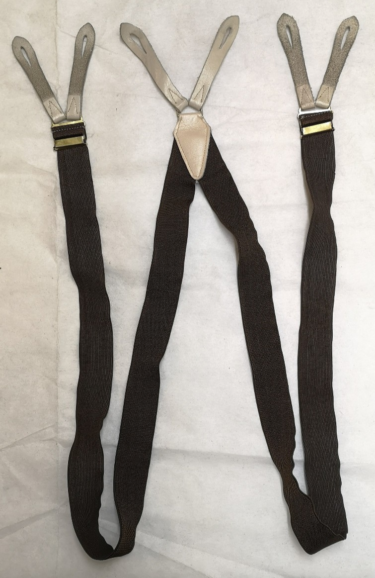 Various Clip-On / Button Elastic Braces / Suspenders Adjustable