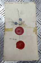 Genuine Vintage British Army Inspectorate of Stores Metal Badge Sample Card 1947
