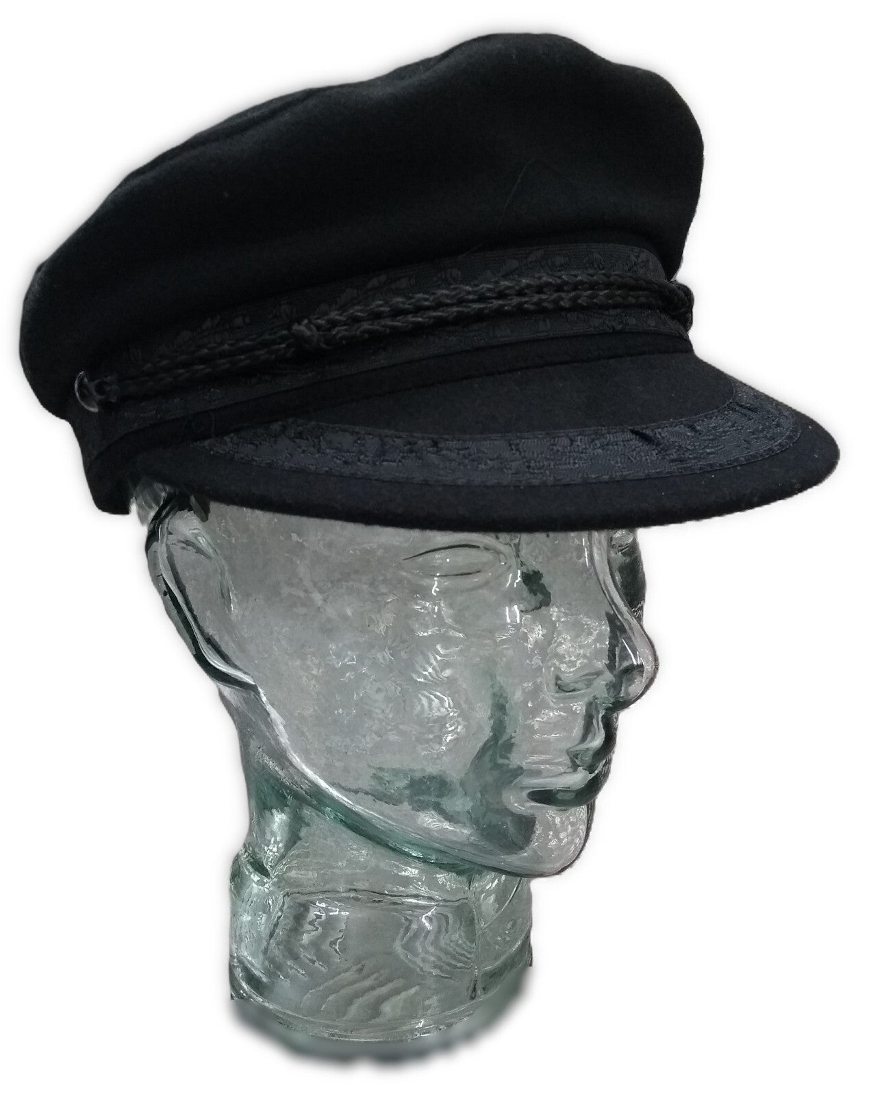 Maritime Sailor Cap, Naval Breton Type Greek Fisherman & Yachtsman Boating Hat