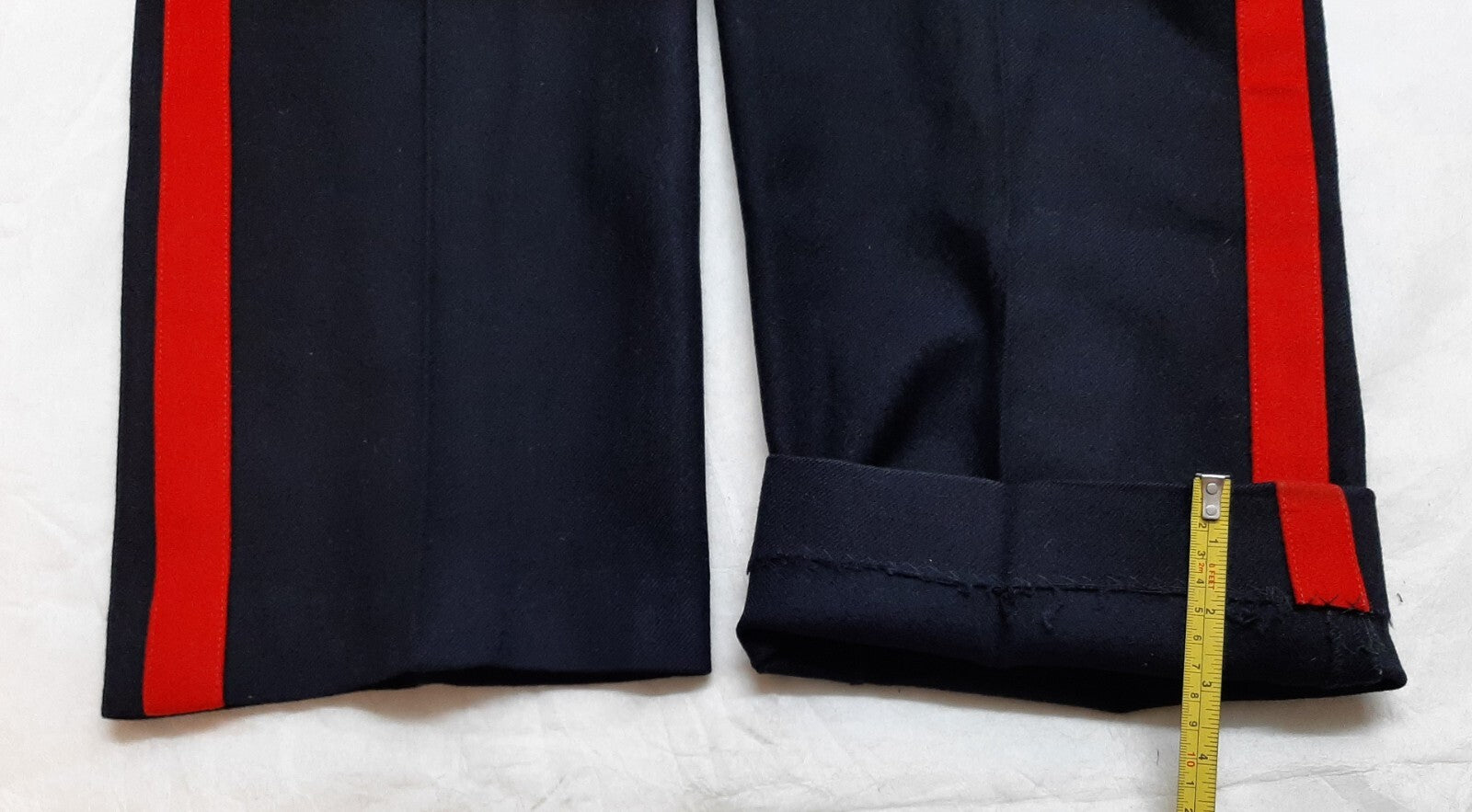 No1 RMAS Trousers British Army Pattern Cadet Officer Dress 1" Red Stripes W31"