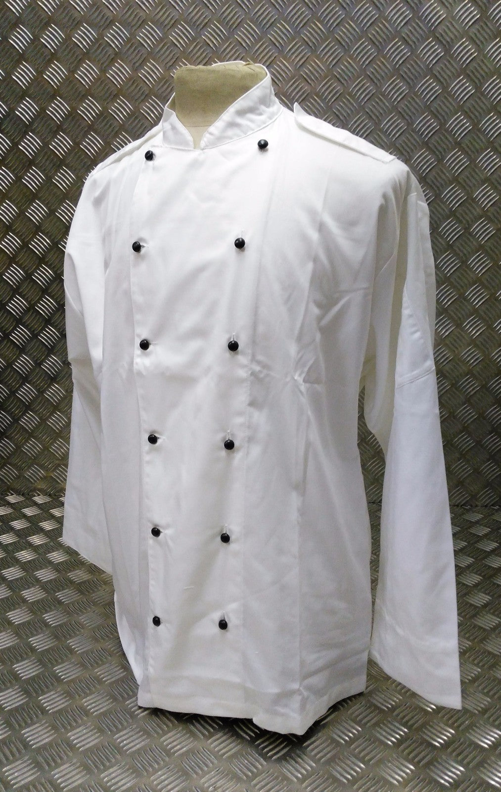 Genuine British Royal Navy Chefs Whites Top Neckerchief & Hat Set - All Sizes