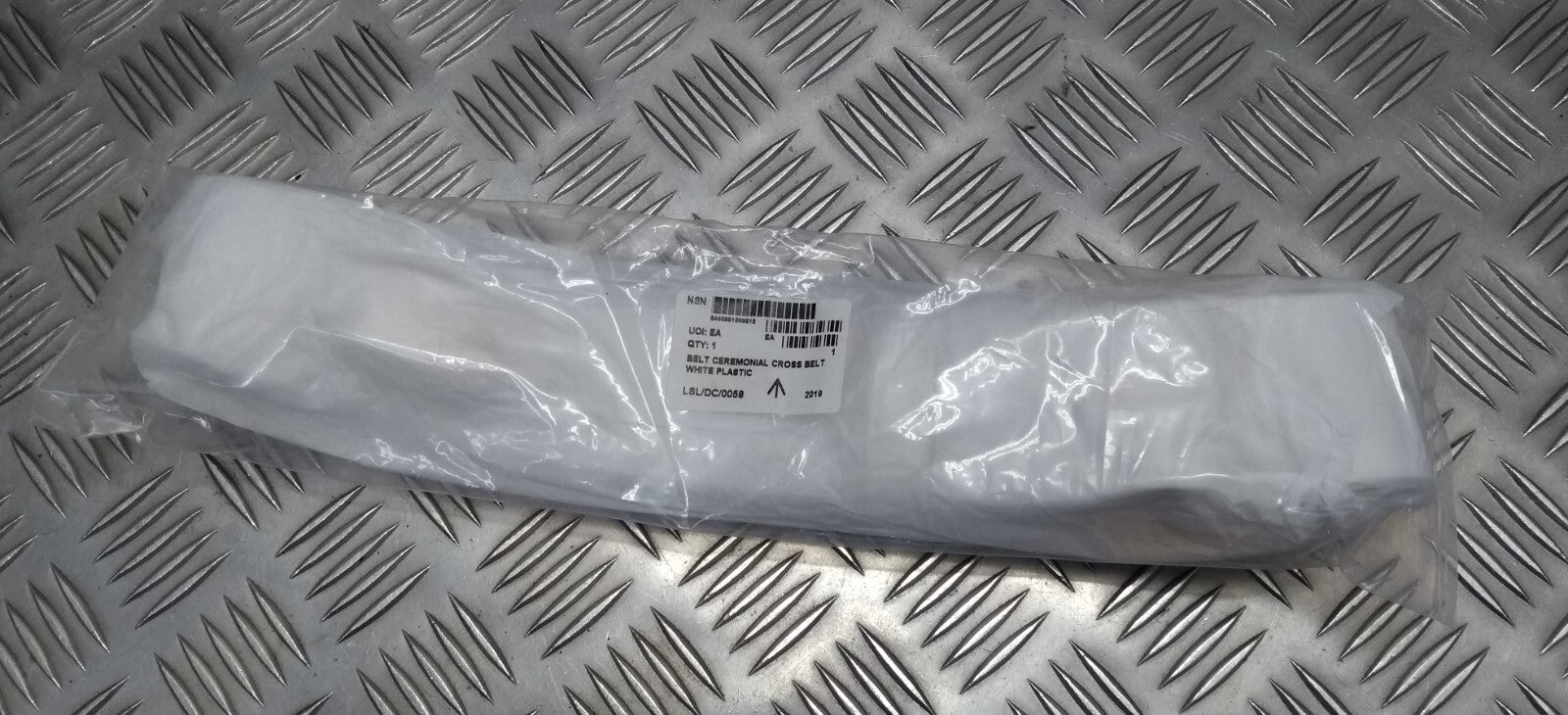 R.M Cross Belt Strap White Ceremonial Issue British Size 1