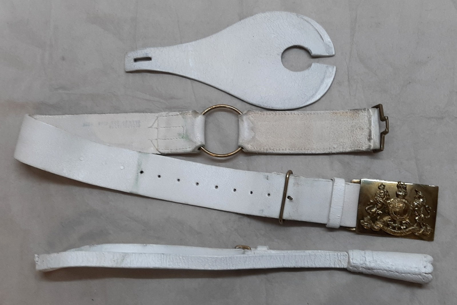 Cavalry Belt Buff Leather HCav with Knot and Hilt British Size 36"