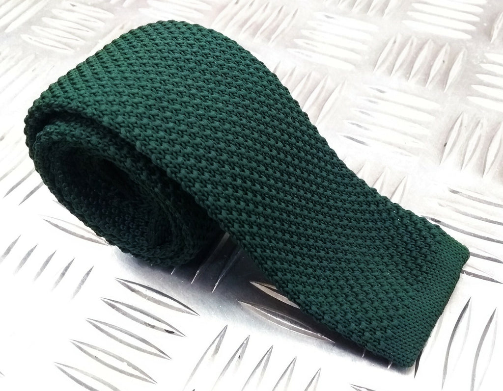 Knitted Neck Tie Various Colours British Made