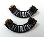 Genuine British The Royal Irish Regiment Shoulder Title Badges- NEW