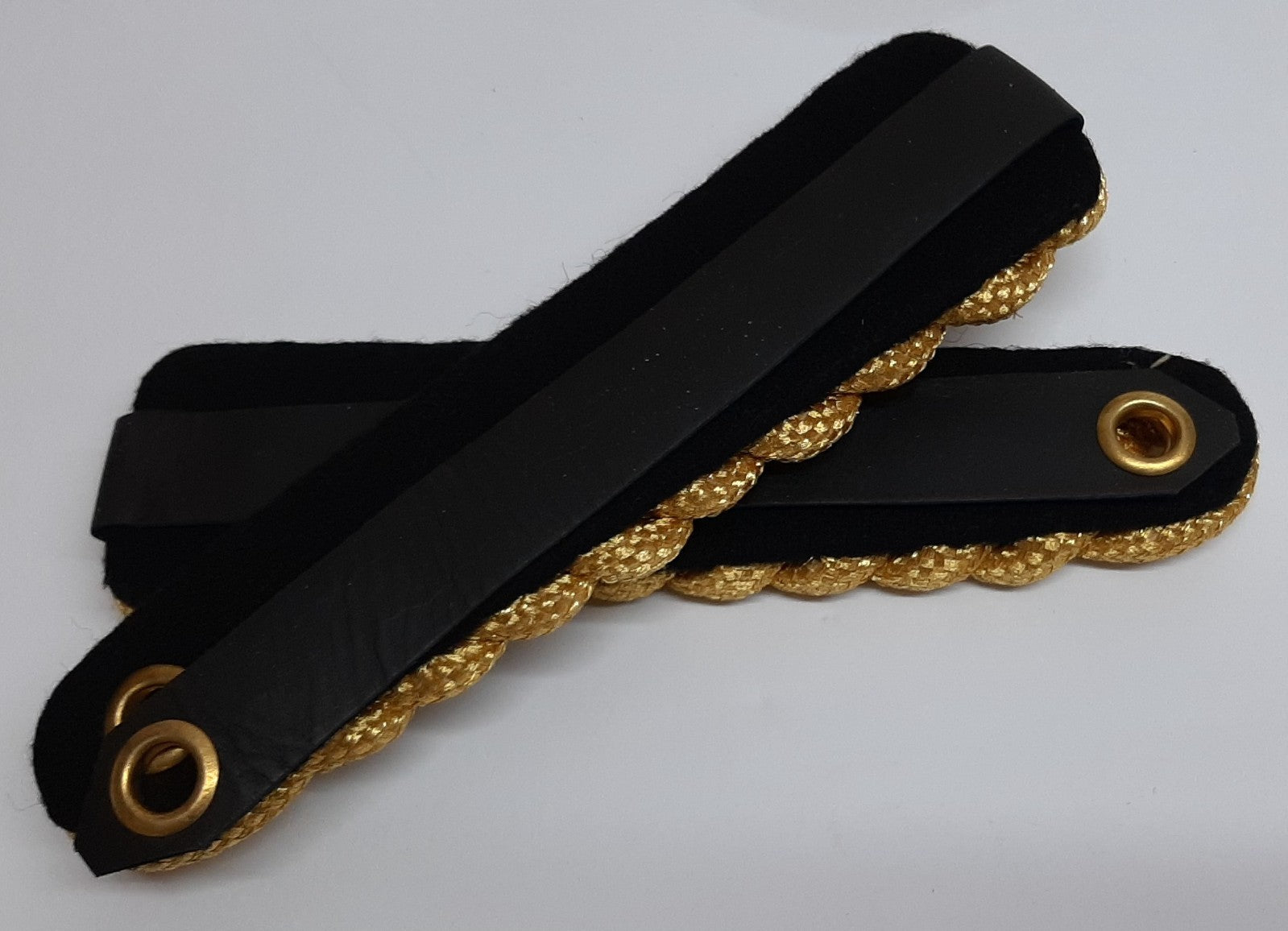 Gold Shoulder Cord HAC / Lancers Pattern With Black Strap / Backing British Made