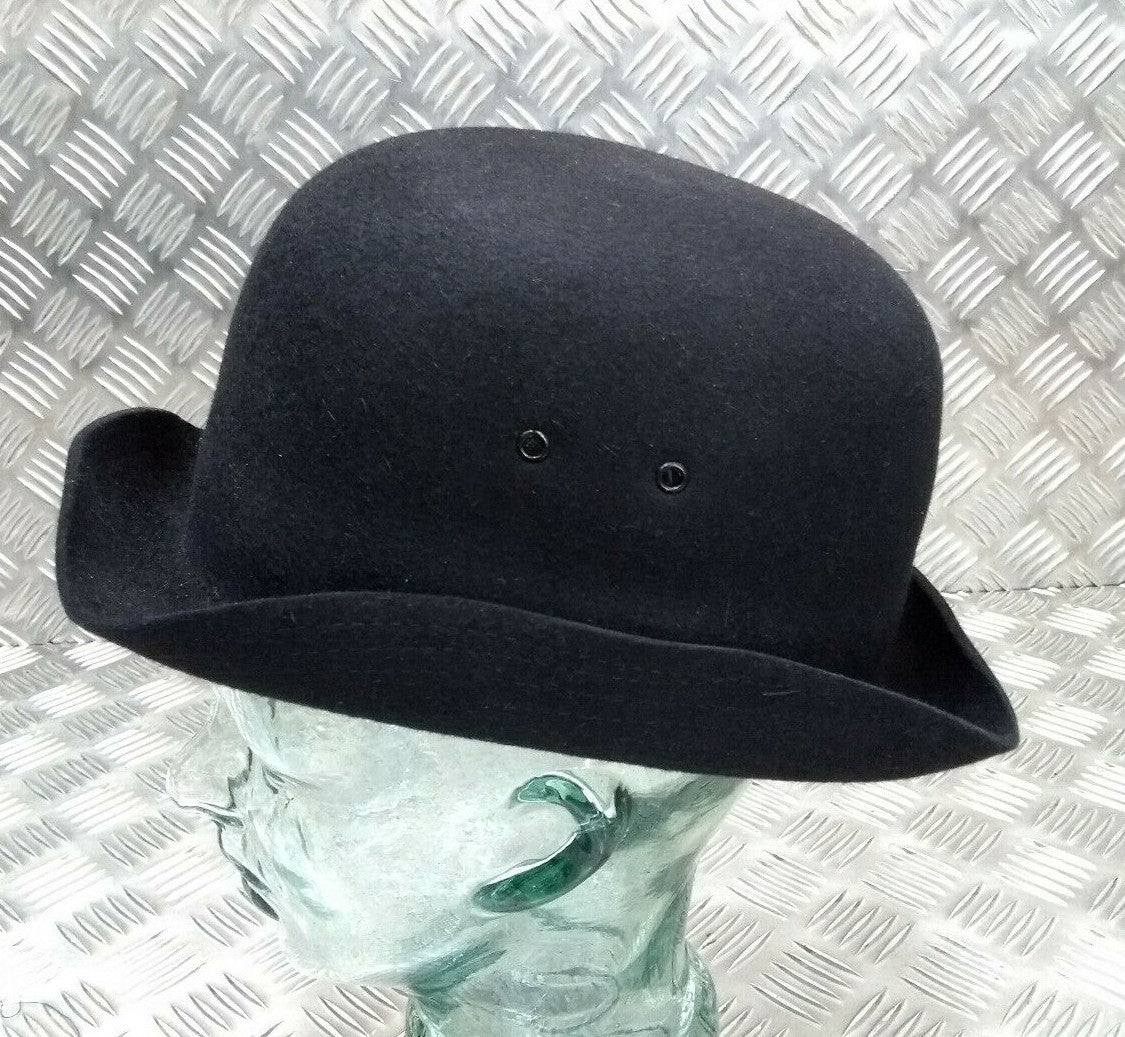 Bowler Hat Black Hard Top Complete With Chin Strap Assembly 59cm or 60cm