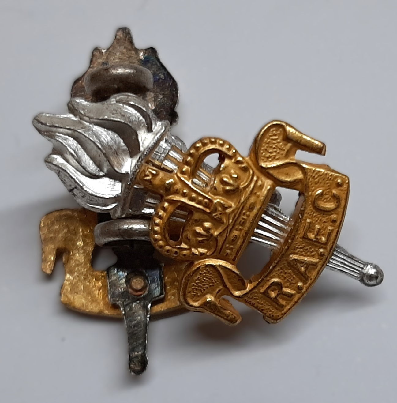 RAEC Collar Badges Vintage Old Pattern Q/C for No1 No2 Dress