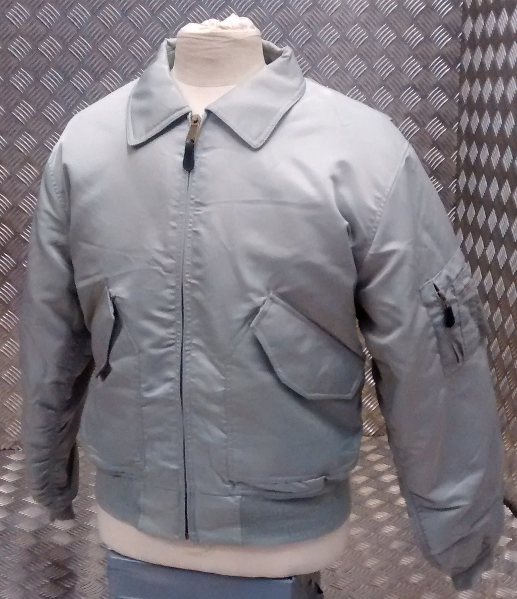 MA2 CWU US Military Style Bomber Jacket Silver/Grey - NEW
