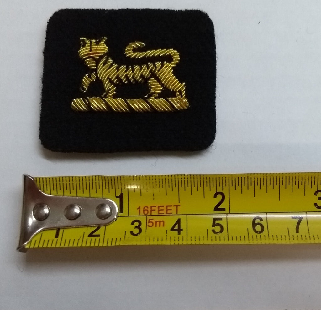 Mess Kit Badge PWRR Tiger Insignia British Army Hand Embroidered Arm Patch