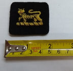 Mess Kit Badge PWRR Tiger Insignia British Army Hand Embroidered Arm Patch