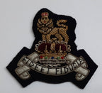 Vintage RAPC Insignia Hand Embroidered British Army Badge Queen's Crown Pattern