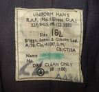 Vintage No1 Jacket Royal Air Force Old Pattern Blue Grey Colour