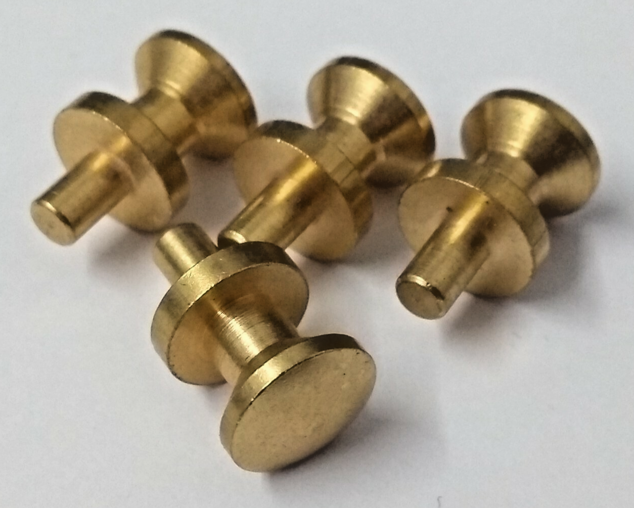 Genuine Issue Belt Studs For Sam Browns Pouches Straps etc x 4 NEW
