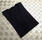 Navy PT Vest 100% Cotton British Naval Physical Training Dark Blue T-Shirt NEW