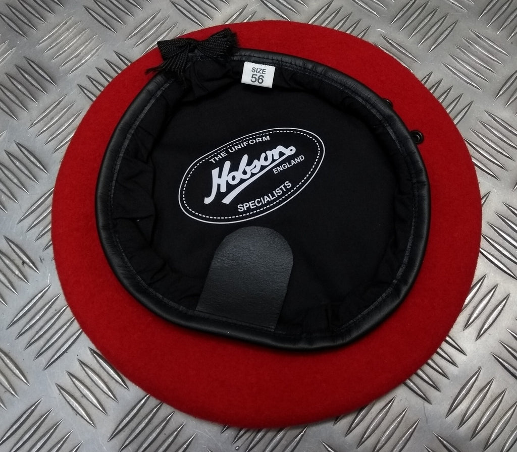 Red Beret Genuine Hobson London Issue Manufactures Sample 56cm