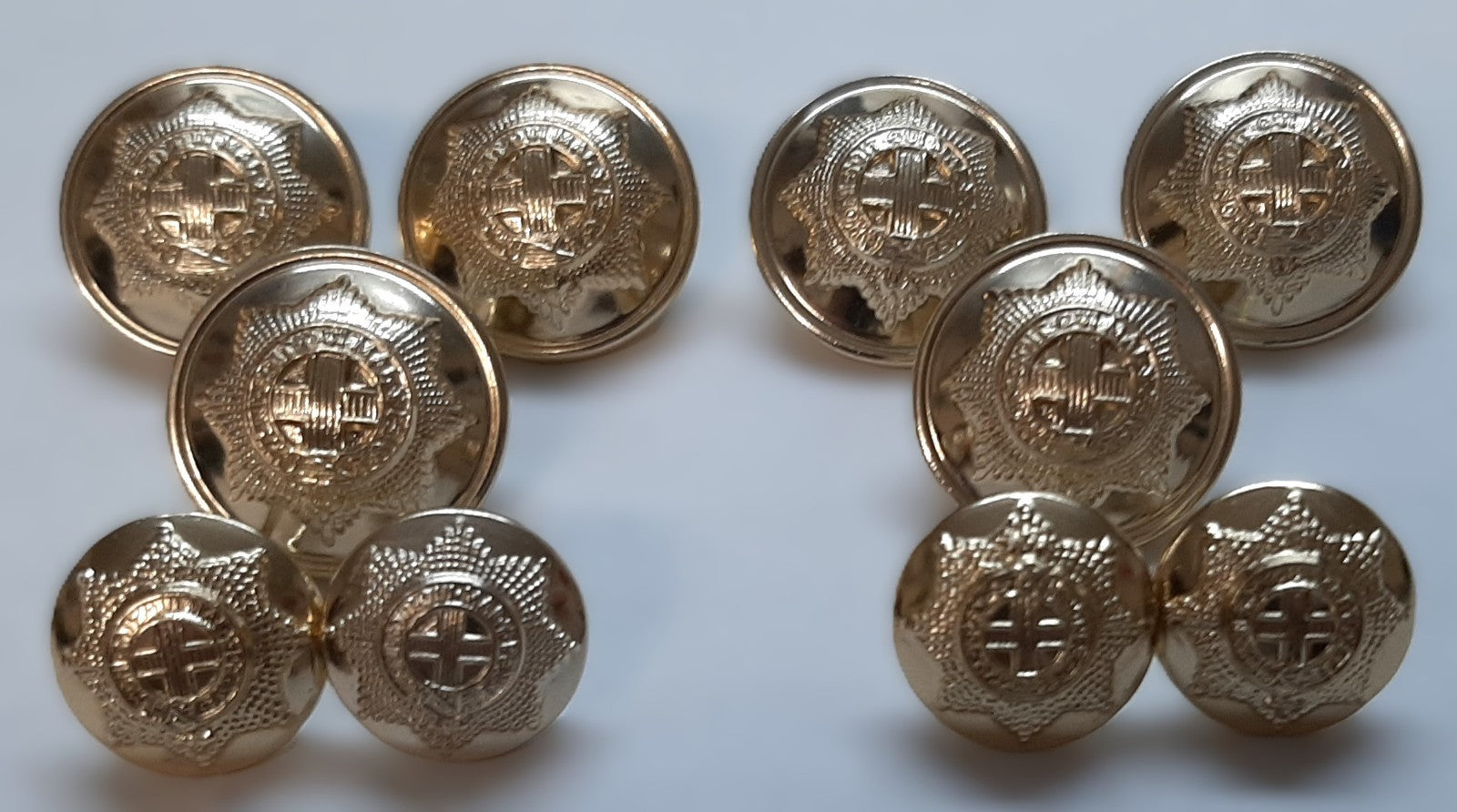 Coldstream Guards Button Set British Army No2 Dress Order of the Garter Insignia