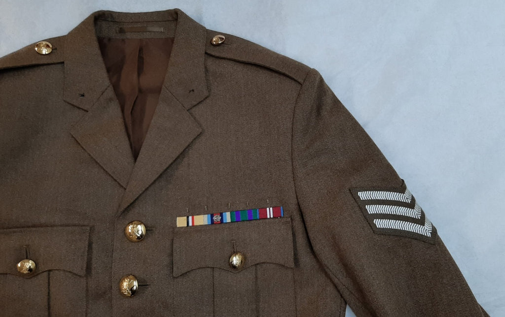 British Army No2 Scottish Jacket Doublet RRS Type With 3 Bar Chevrons Size 176/96/88cm