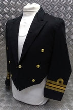 Vintage Mess Dress Royal Jacket Navy with Gold Cuff Curls 1967 Gieves London