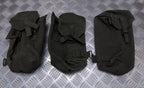 Vintage Webbing Pouch British Army Issue Green Ammo / Utility Web Case X 3