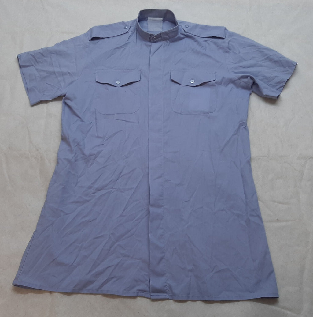 Chaplains RAF Royal Air Force Light Blue Shirt Short Sleeves No1 No2 Collar 37cm