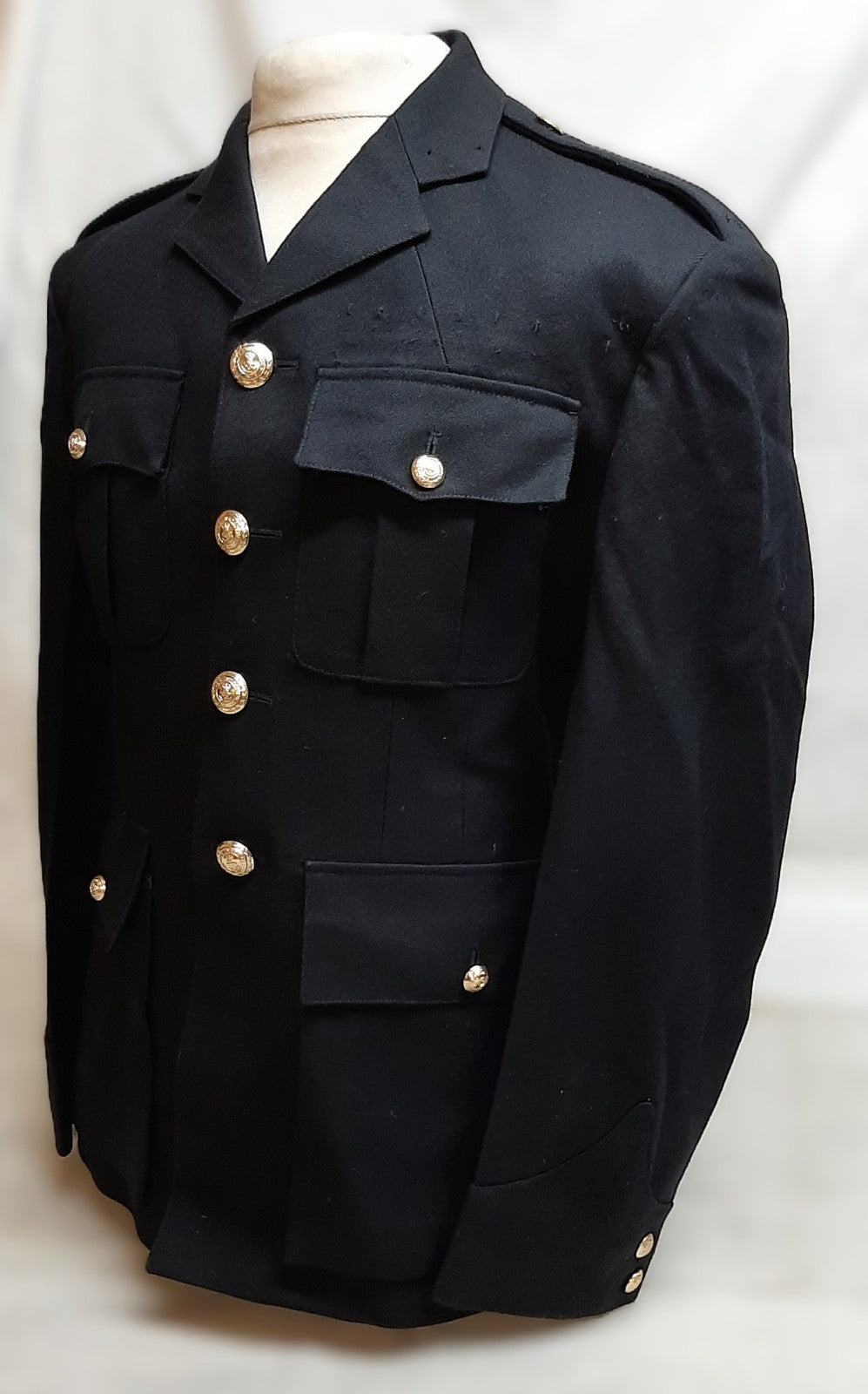 RM No1A Jacket R.M OFC Dress Blue Jacket Fully Buttoned with Cuff Buttons