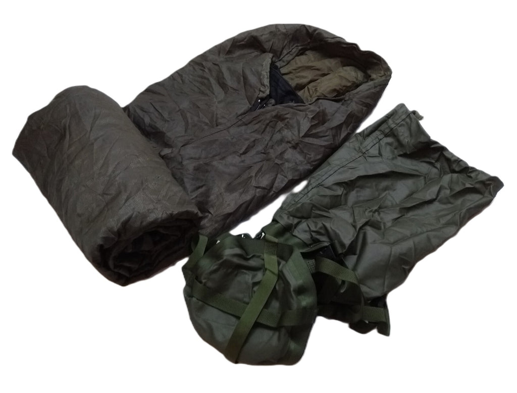 Jungle Sleeping Bag Army Green Snugpak V1 With British Compression Sack