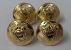Bahrain National Insignia Obsolete Medium Dress Uniform Screw Back Buttons X6