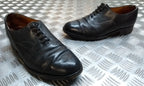 Naval Oxford Shoe British Navy Officers Dress Uniform Without Toe Cap UK 7L