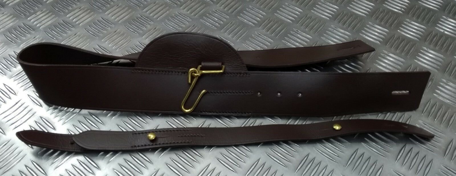 Belt Parts British Style Brown Lo sheen Matt Unissued