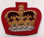 Warrant Officer Class 2 WO2 Large Crown Badge Lifeguards Household Division