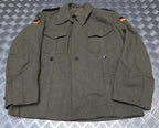 Vintage Field Jacket German Army 1960s Pattern Wool Serge Bundeswehr 104cm