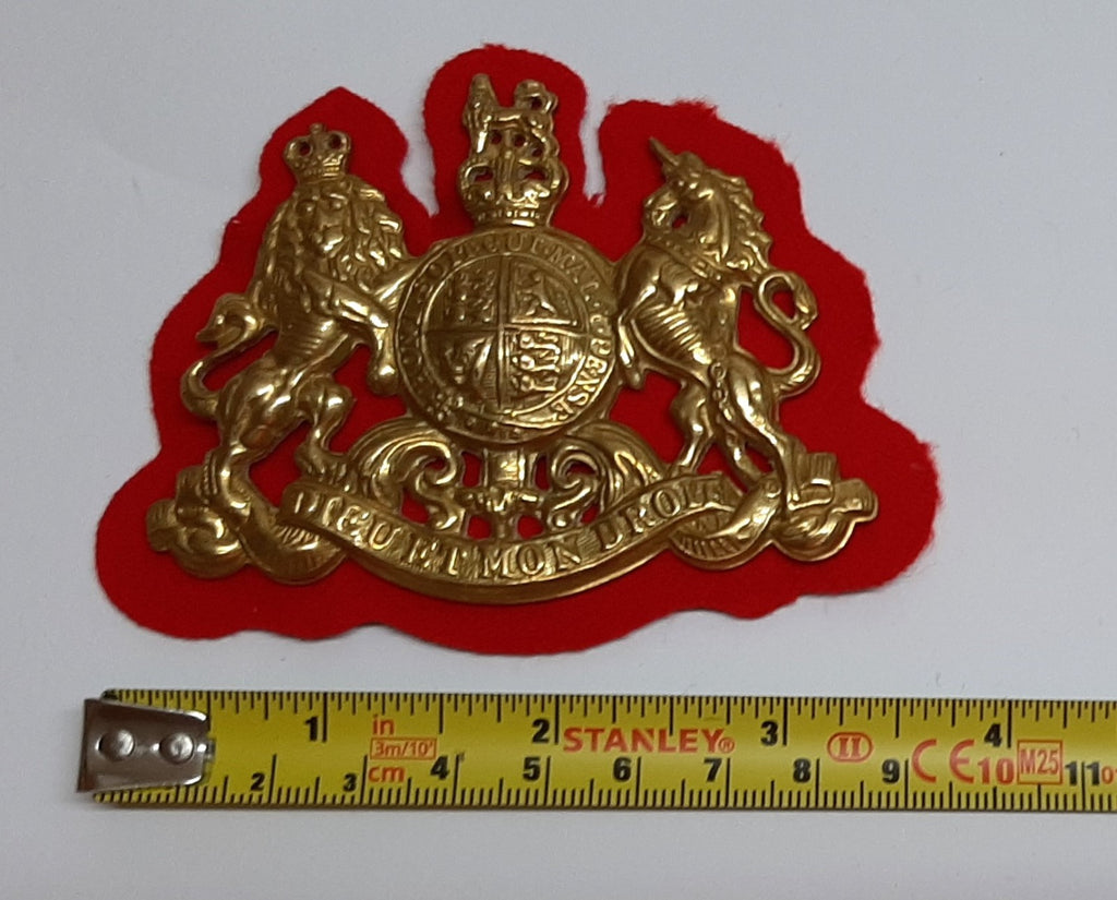 HCav Large Badge Coat of Arms General Service with Scarlet Felt