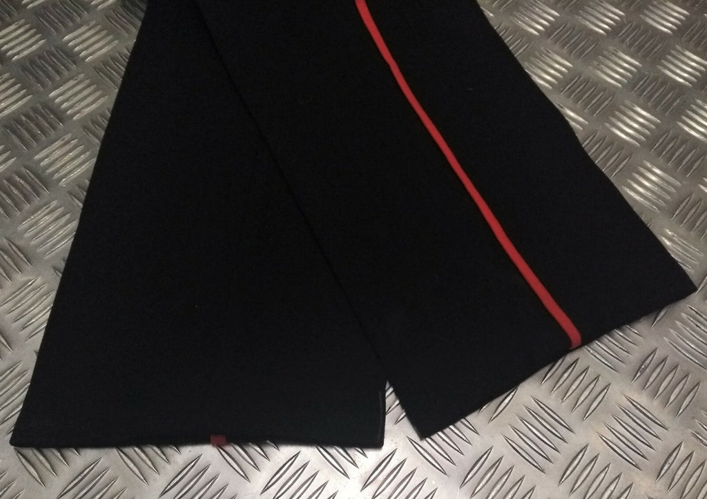Vintage RM Trousers Zip Front Trouser Obsolete With Red Piping