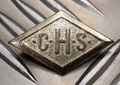 Genuine Vintage C.H.S CHS Issue Small Miniature Metal Lapel Pin badge