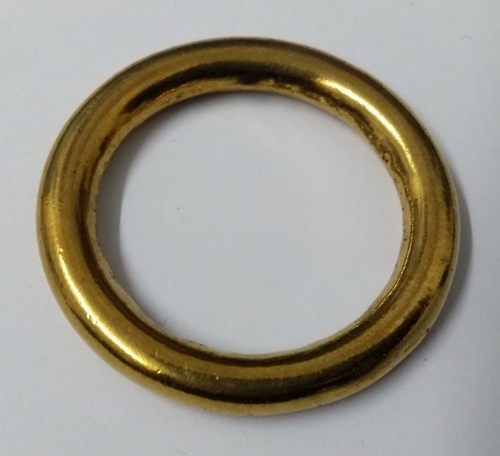 Genuine British Army Horse Guards & H Cav 1 1/4" Brass Bridle Rings 1 Pair STD19