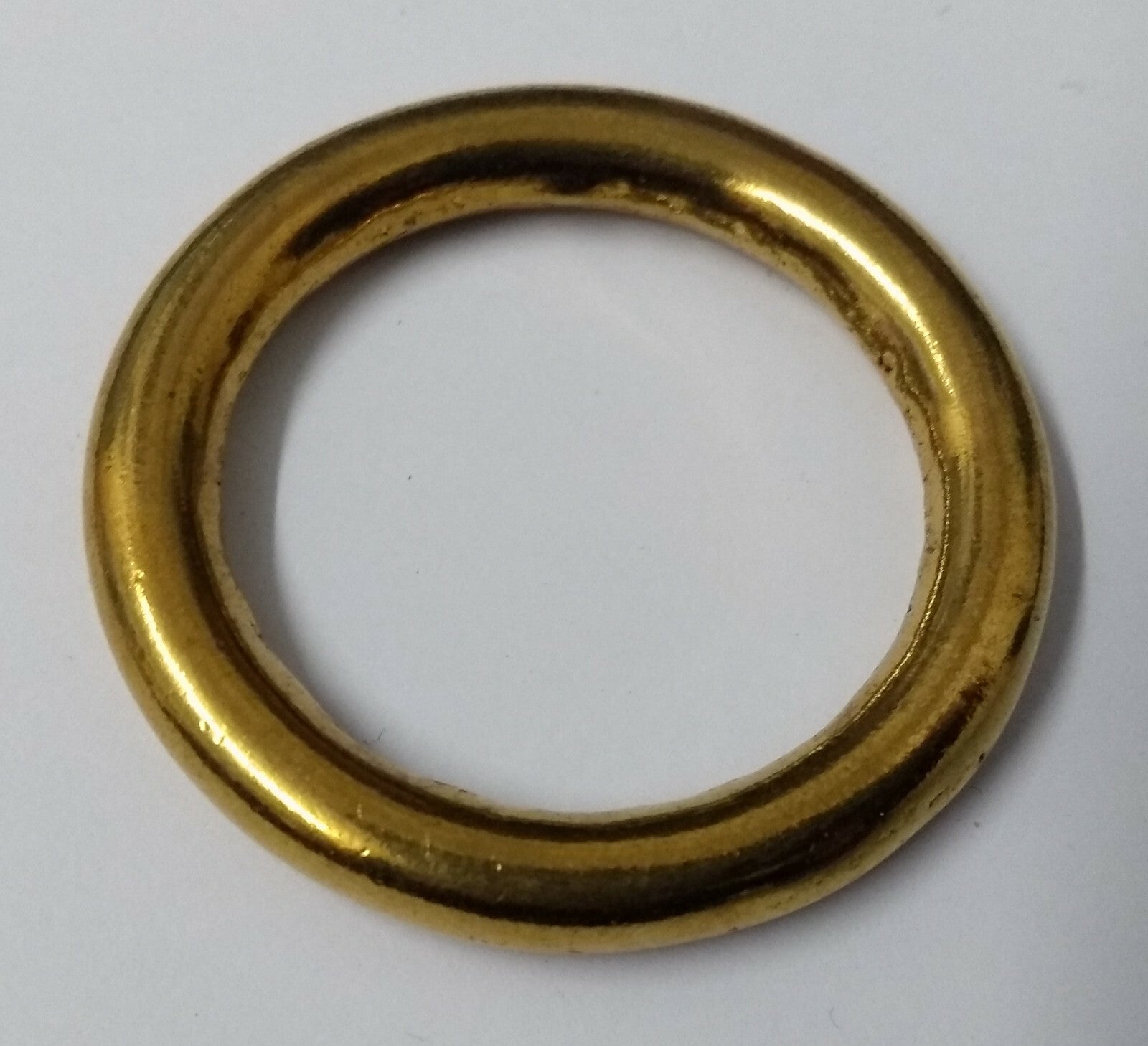 Genuine British Army Horse Guards & H Cav 1 1/4" Brass Bridle Rings 1 Pair STD19