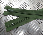 Genuine British 152cm Closed End Green Heavy Duty Zip Zipper