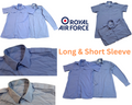 RAF Royal Air Force Shirt Light Blue Service Dress Short Sleeve and Long Sleeve GD2