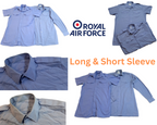 RAF Royal Air Force Shirt Light Blue Service Dress Short Sleeve and Long Sleeve GD2
