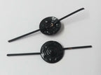 Genuine British Issue Subdued Metal Black Rosette Decoration x 10 NEW