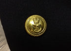 Vintage Naval Jacket 50s Pattern British Navy Mess Dress Uniform Captain Rank