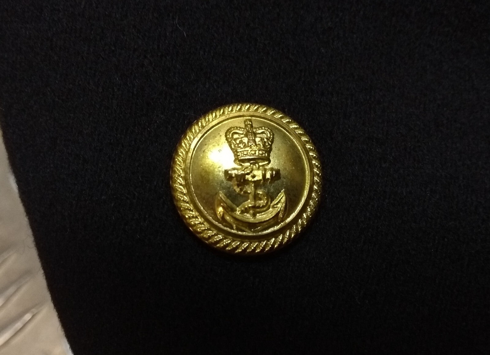 Vintage Naval Jacket 50s Pattern British Navy Mess Dress Uniform Captain Rank