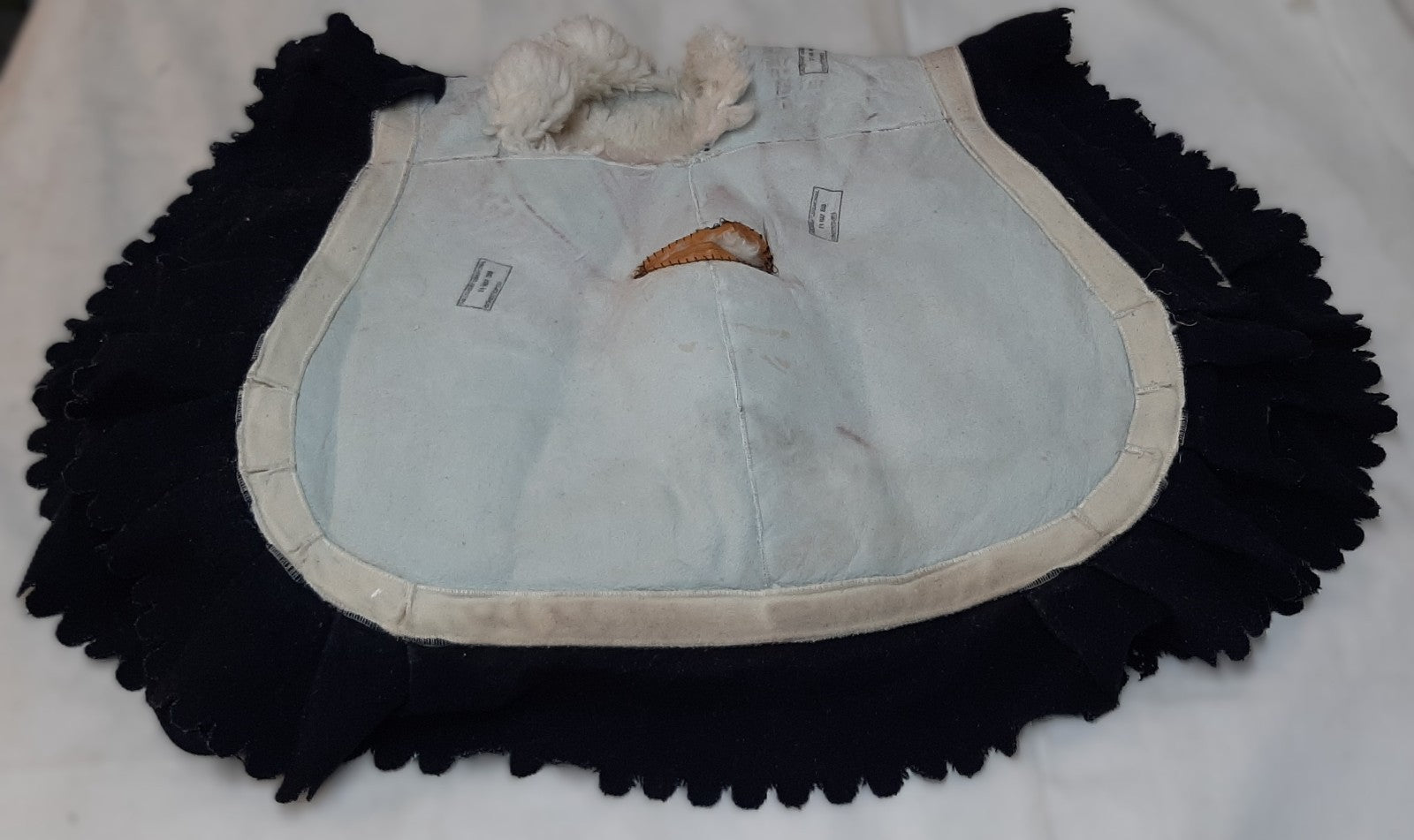 Shabraque Flounce Sheepskin British Army Mounted Cavalry and Horse Guards Pad