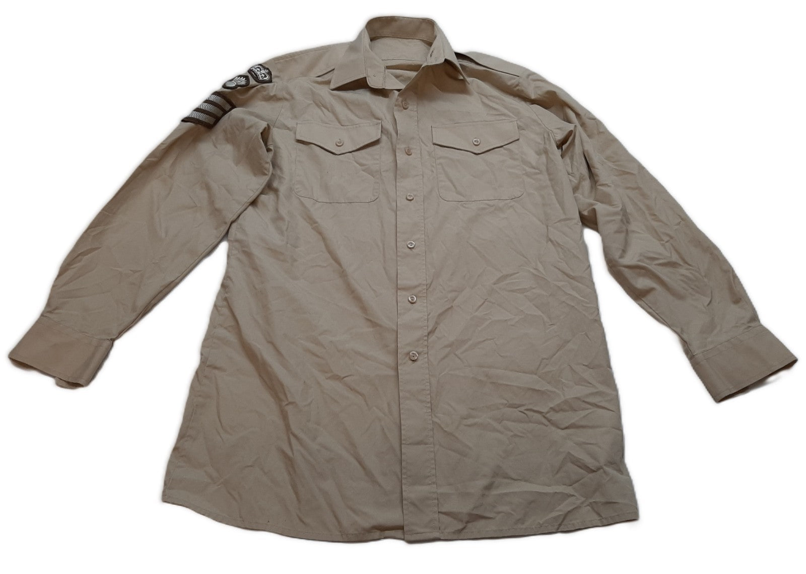 RE SSGT Shirt British Army FAD Long Sleeve Staff Sergeant Insignia 37cm