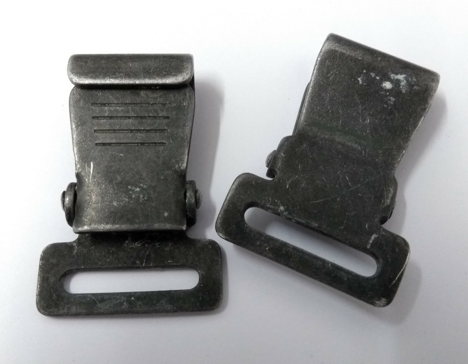 Vintage Issue Webbing Belt Buckles, Stays & Snap Hooks
